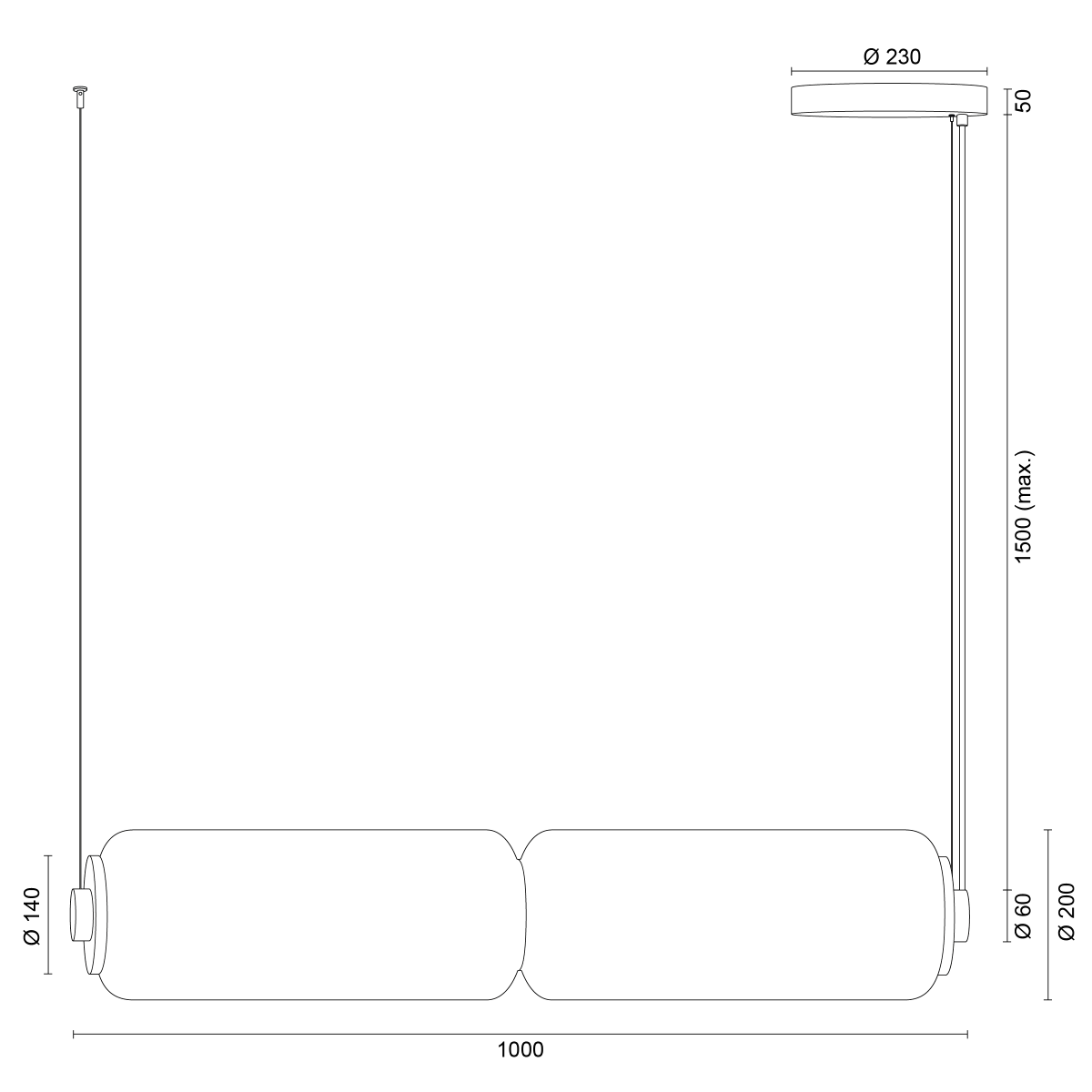 Lampa wisząca BRANCH DALI 12401