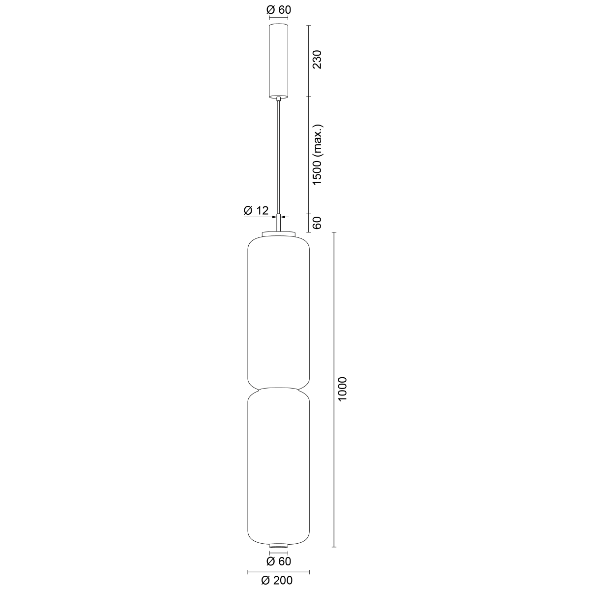 Lampa wisząca BRANCH DALI 12402