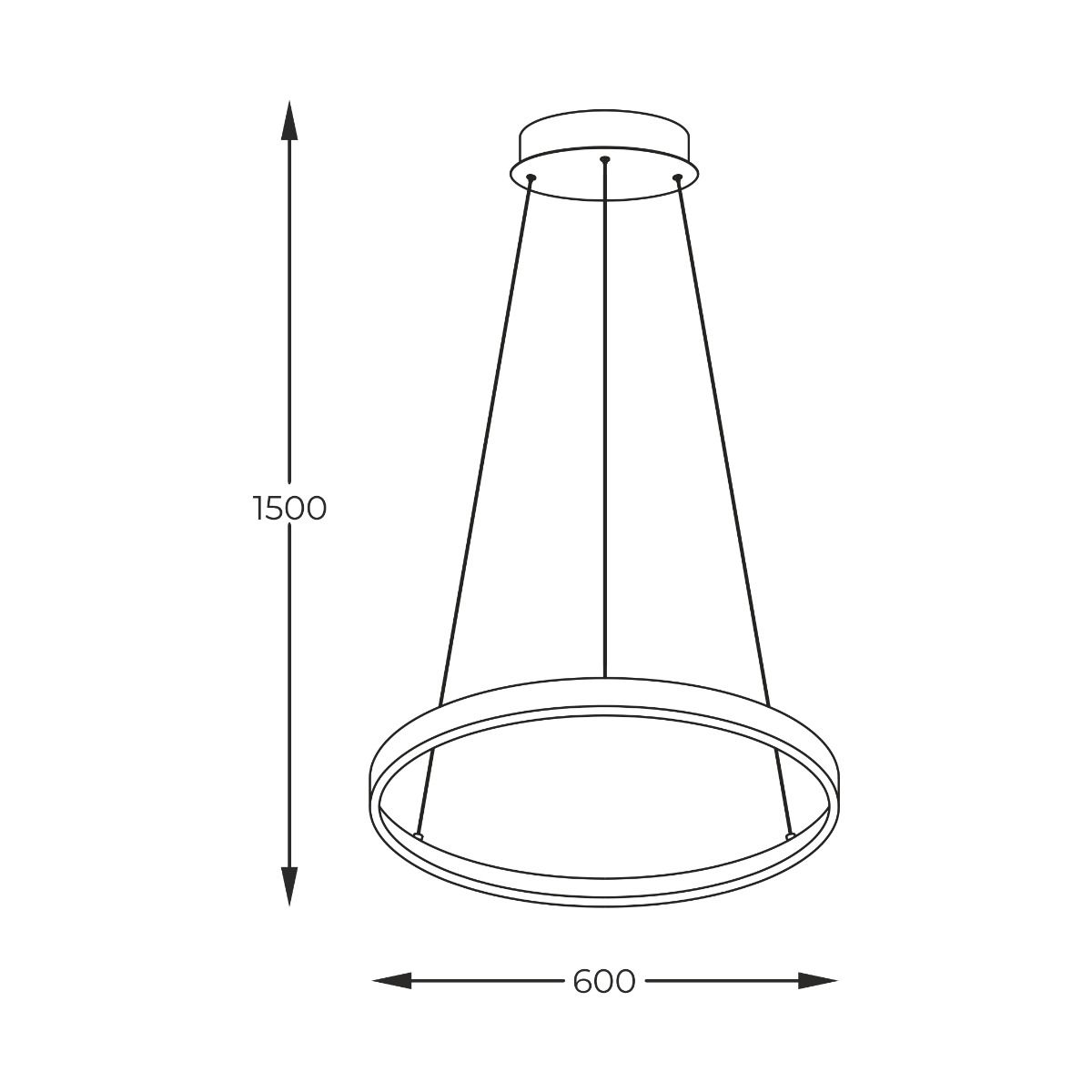 2023201-BK60 BRENO LAMPA WISZĄCA CZARNA/BLACK