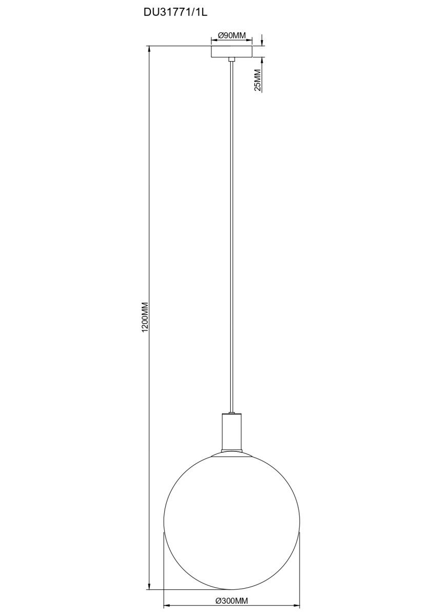 Lampa wisząca NUA DU31771/1L