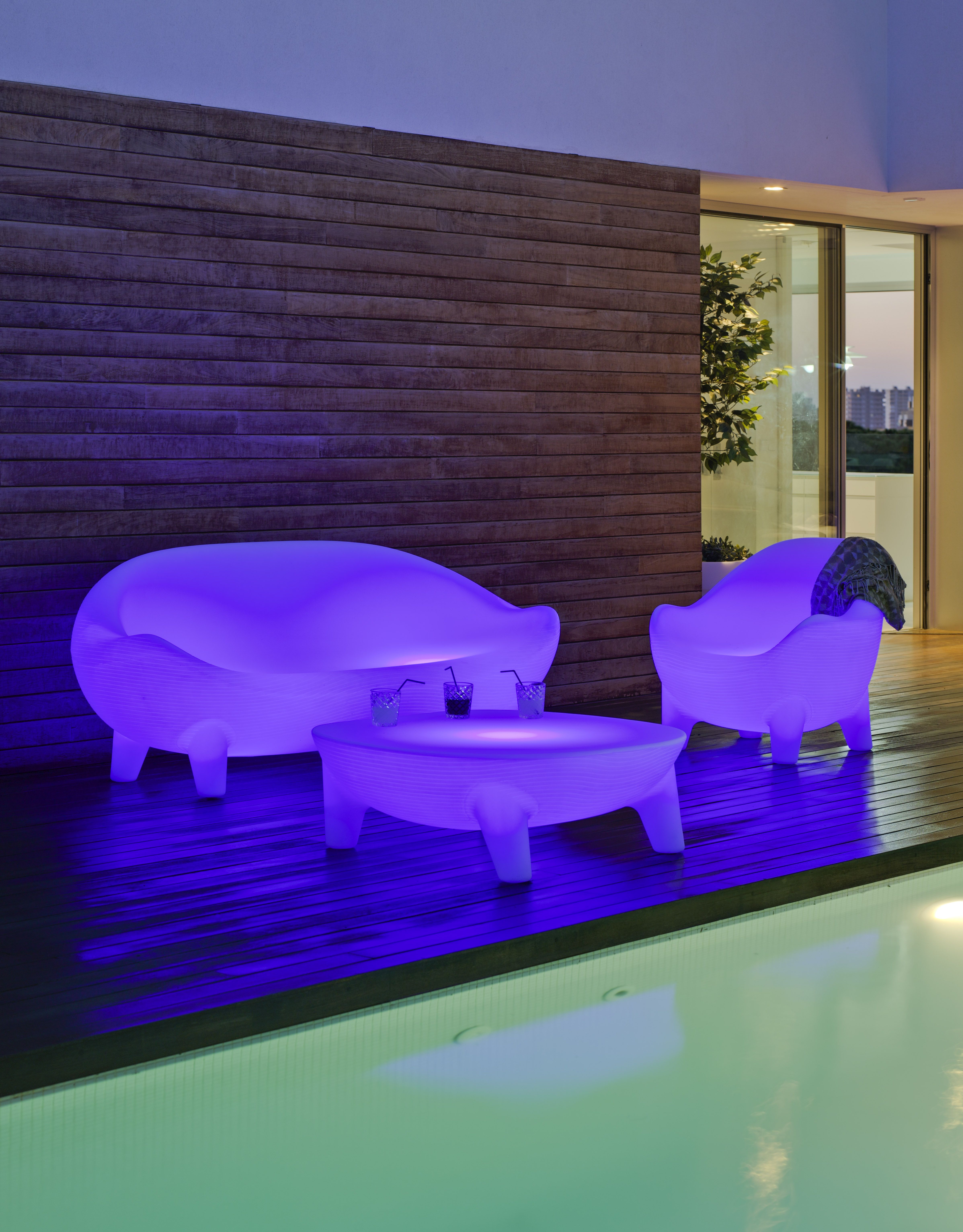 Stół solarny LED RGB MARTINICA IP65 3201