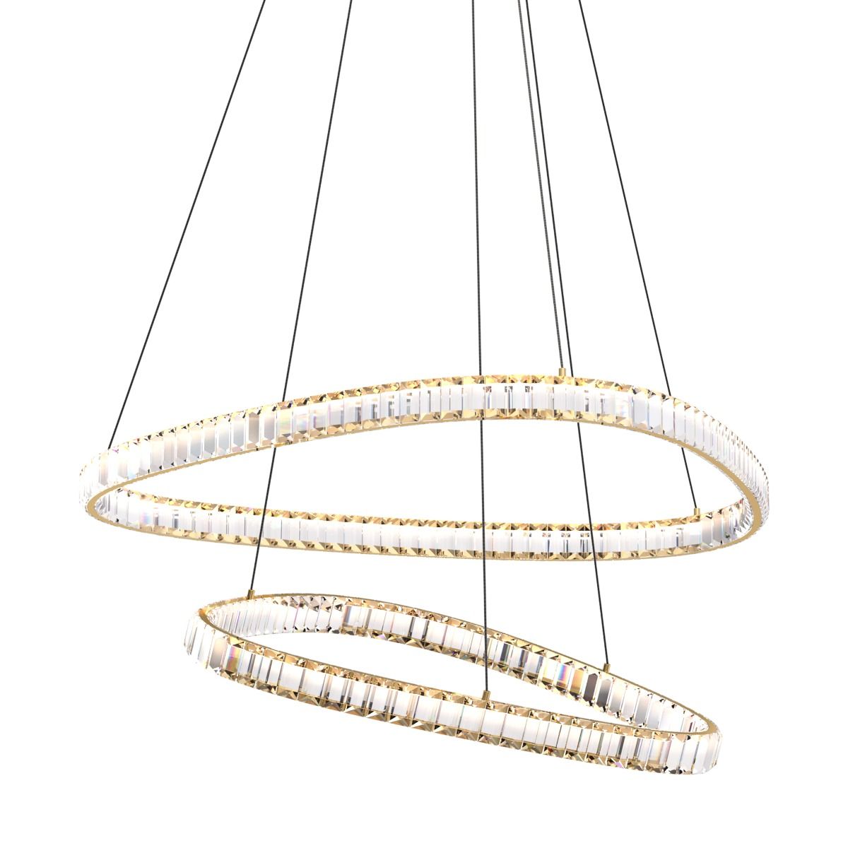 MD3169-2-3GT ATHESA LAMPA WISZĄCA ZŁOTA/GOLD