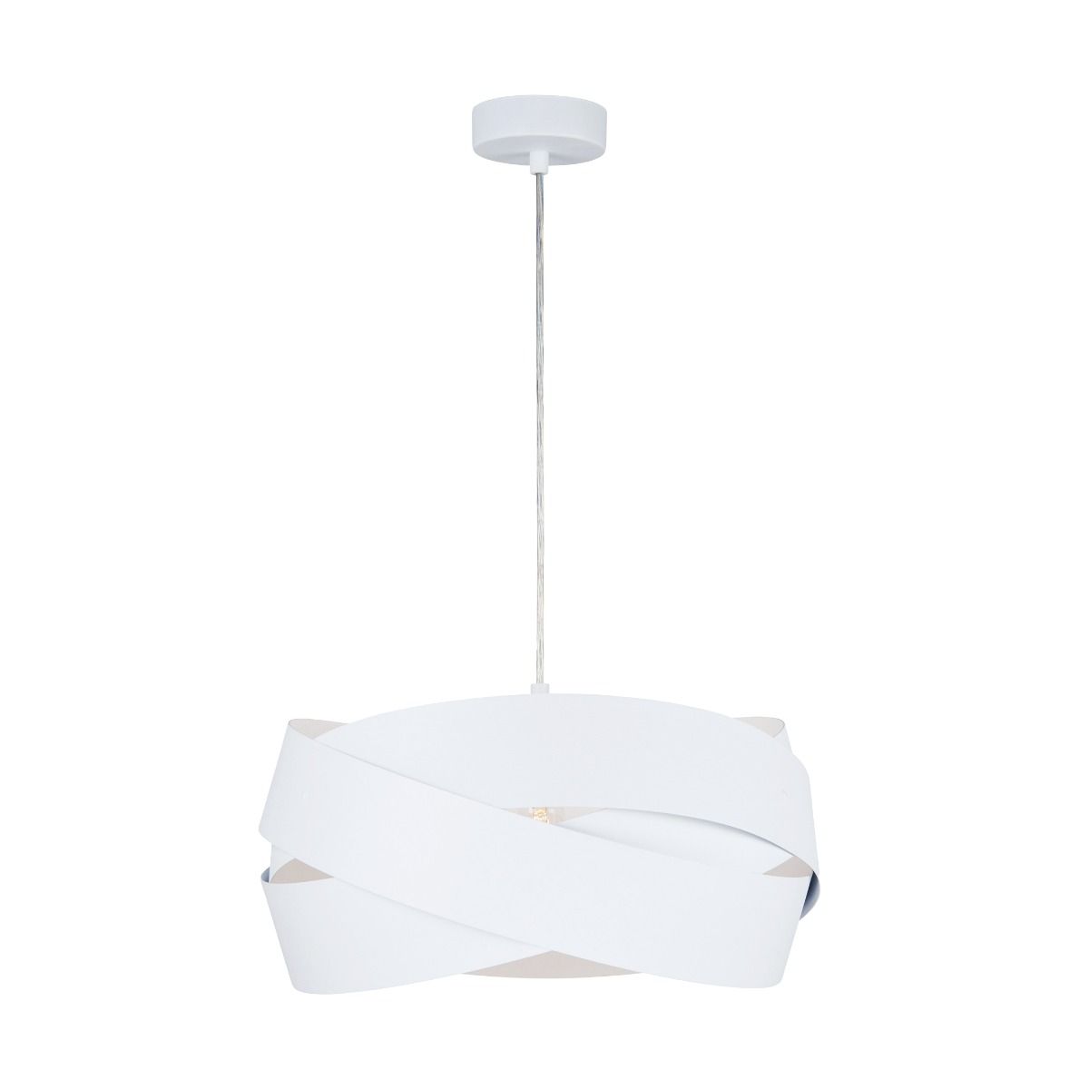1113 Lampa wisząca TORNADO 40 cm biała/white