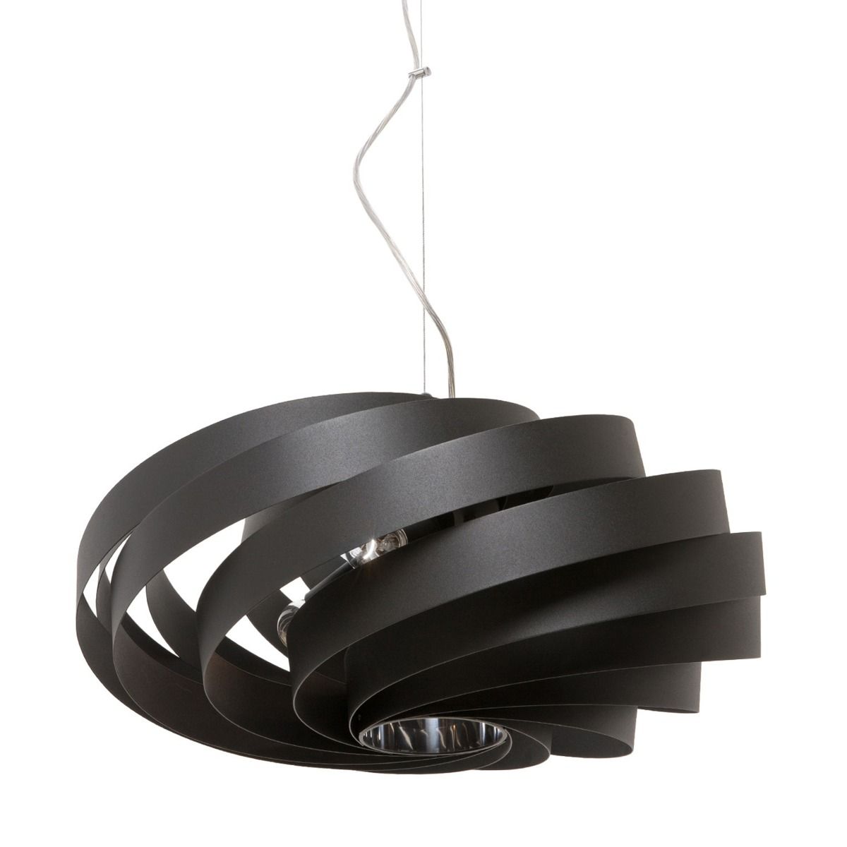 1133 Lampa wisząca VENTO 60 cm czarna/black