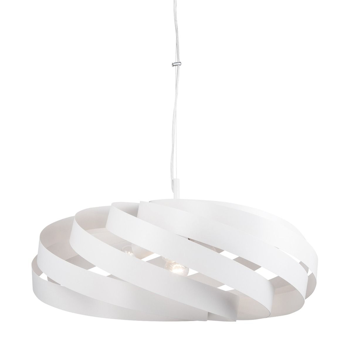1134 Lampa wisząca VENTO 60 cm biała/white