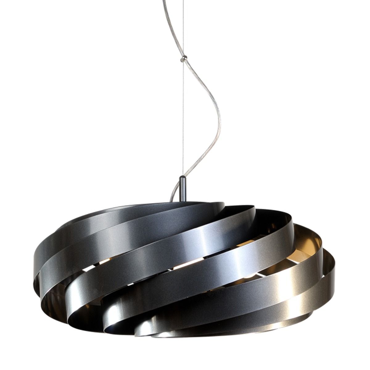 1136 Lampa wisząca VENTO 60 cm antracyt