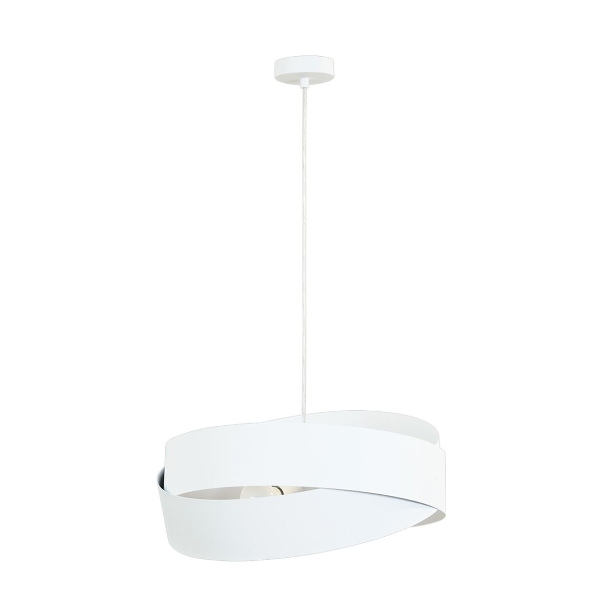 1141 Lampa wisząca TORNADO II 50 cm biała/white