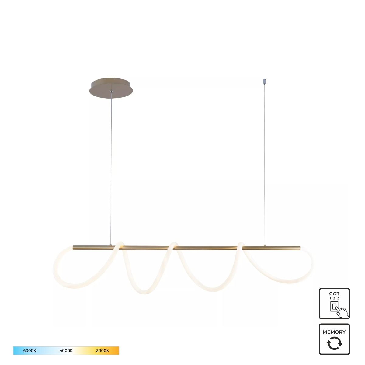 20006PM-GD BALBO LAMPA WISZĄCA ZŁOTA/GOLD
