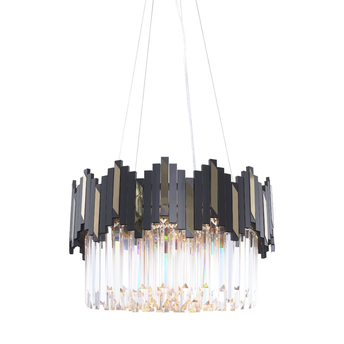 2200018M ROTTA LAMPA WISZĄCA CZARNO-ZŁOTA/BLACK-GOLD