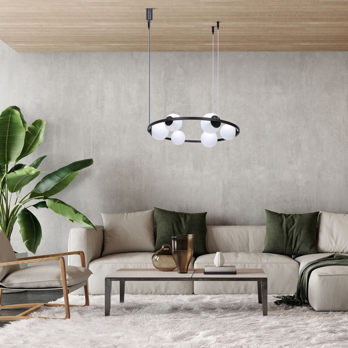 5007 ORBIT 6 PENDANT LAMP