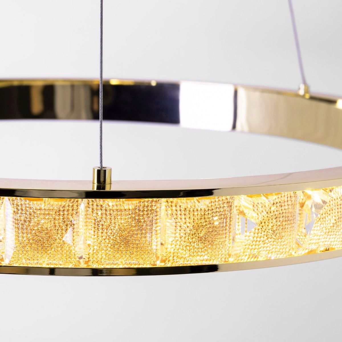 MD4996-1-3GBD MURIEL LAMPA WISZĄCA CZARNO-ZŁOTA/BLACK-GOLD