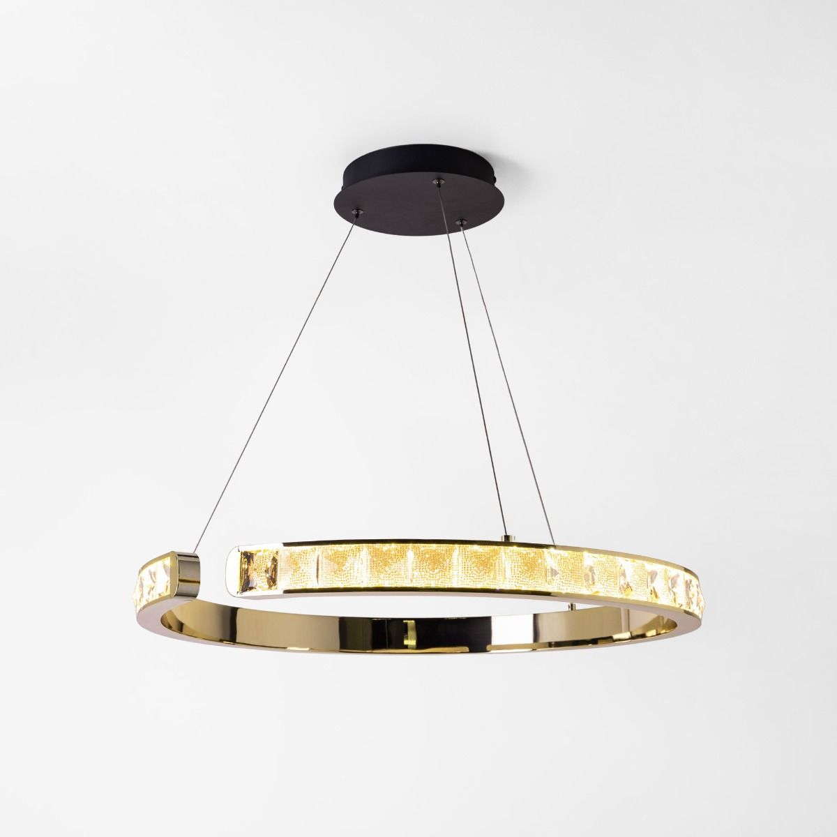 MD4996-1-3GBD MURIEL LAMPA WISZĄCA CZARNO-ZŁOTA/BLACK-GOLD