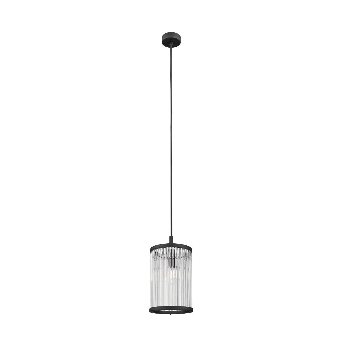 P0528-01F-P7AC SERGIO LAMPA WISZĄCA CZARNA/BLACK